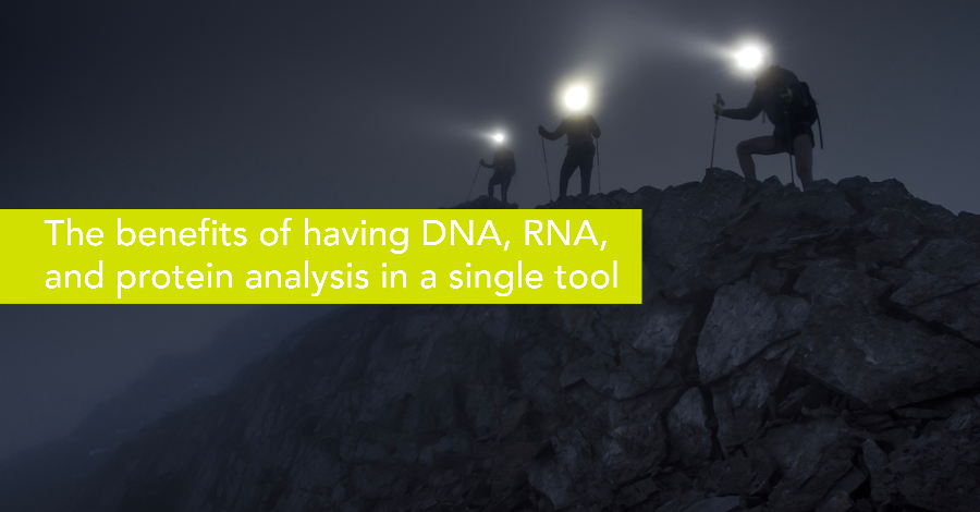 The benefits of having DNA, RNA, and protein analysis in a single tool